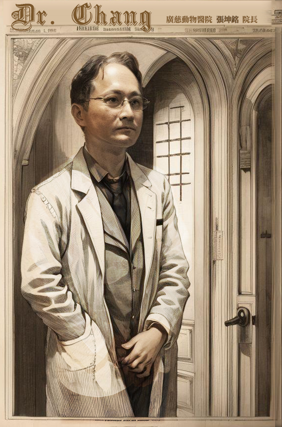 廣慈動物醫院 張坤銘院長，專業推薦台灣火雞肉可做為毛孩過敏食用肉品，對牛肉雞肉過敏的毛孩建議食用_極鮮火雞胸黃金脆片_爆能火G_趕食髦