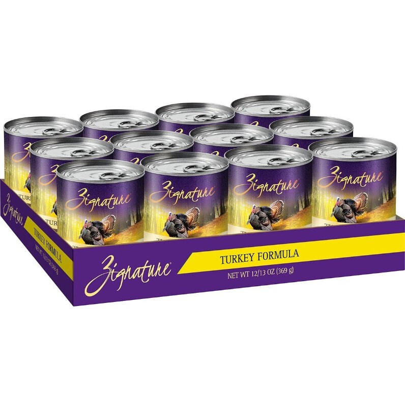 ZIGNATURE 超越 - 純天然火雞配方狗罐頭 (12 x 369g) 原裝箱