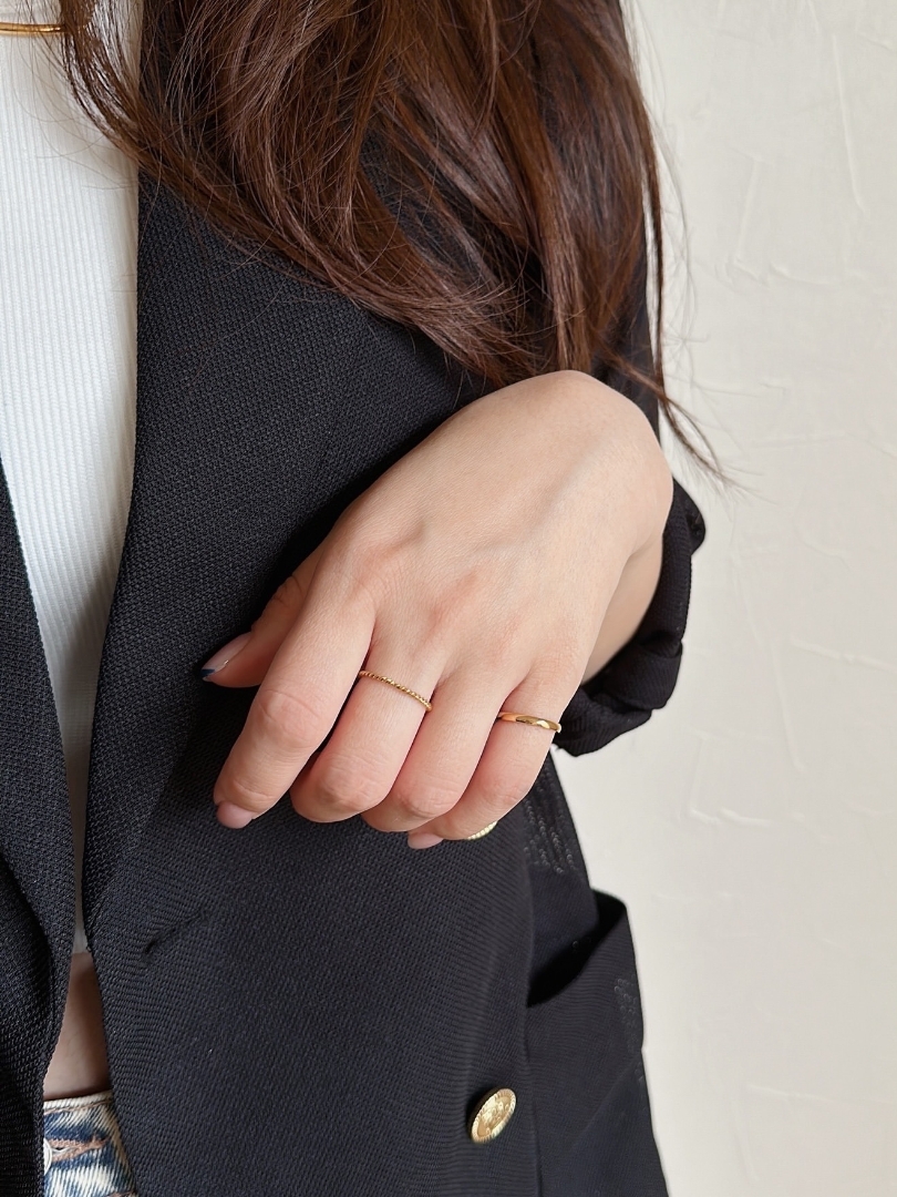 SS twist and basic set ring