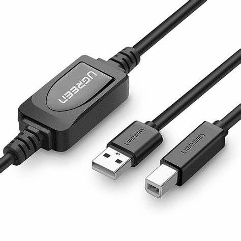 Ugreen USB 2.0 A轉B印表機連接線(10米)_US122-10374