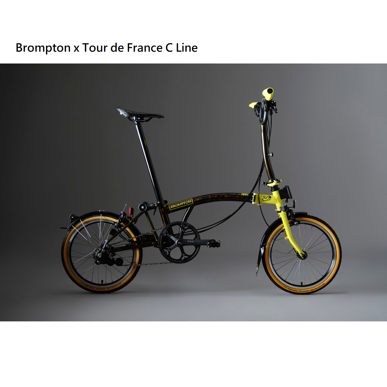 Brompton 環法版 C Line 6速摺車 -Leaders yellow