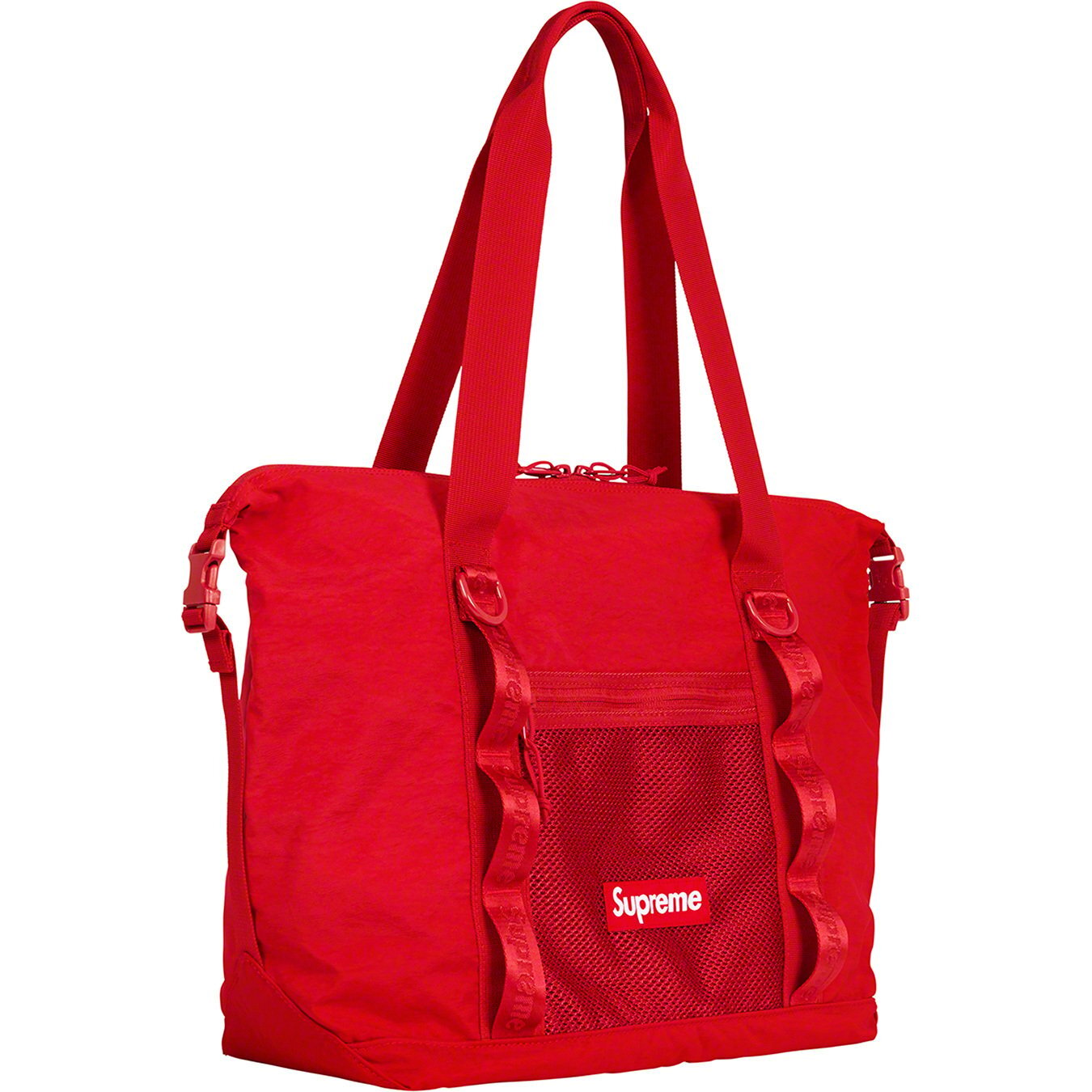 【完全未開封】supreme Mesh Tote Bag Red Supreme FW20 Zip Tote Bag (4Colors)