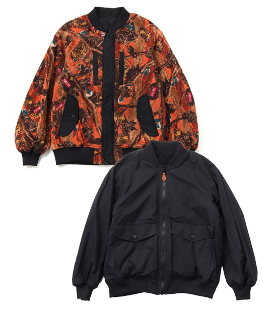 CHUMS Men’s Recycle Chumley Fleece Reversible Jacket – Leaf & Tree | Eco-Friendly 2-Way Fleece Jacket for Fall/Winter JUN25