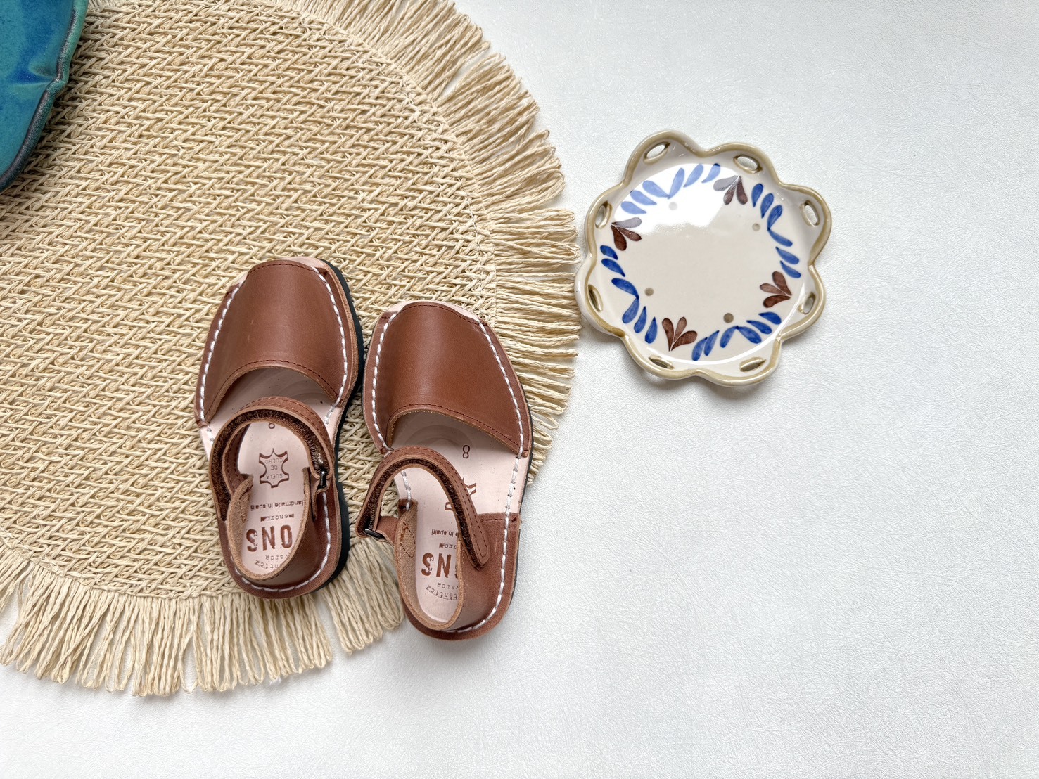 Pons Avarcas 手工皮革涼鞋 Frailera Style -Brown