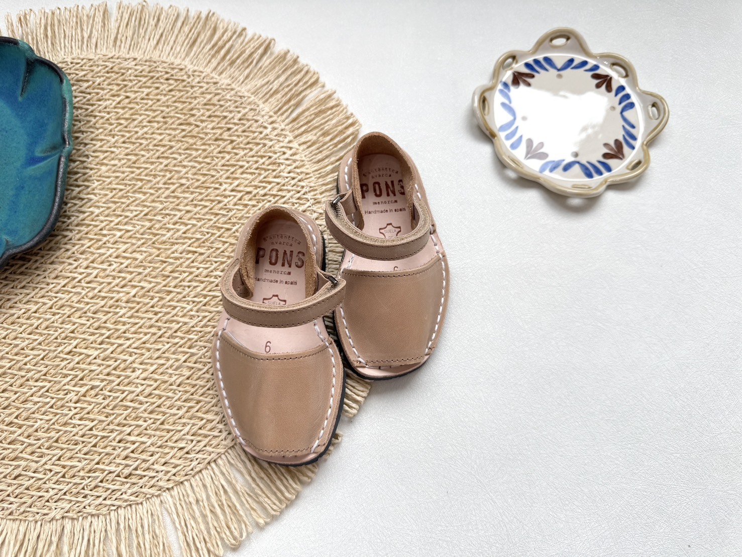 Pons Avarcas 手工皮革涼鞋 Frailera Style -Tan