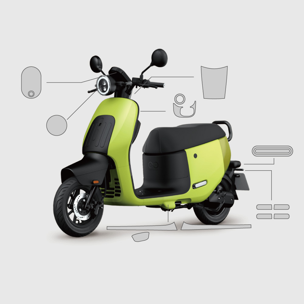 Gogoro EZZY｜3M頂級犀牛皮保護膜