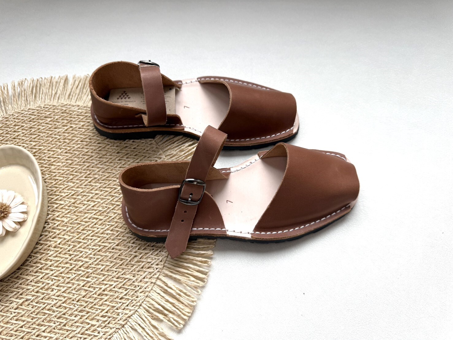 Pons Avarcas 手工皮革涼鞋(大人款) Frailera  -Brown