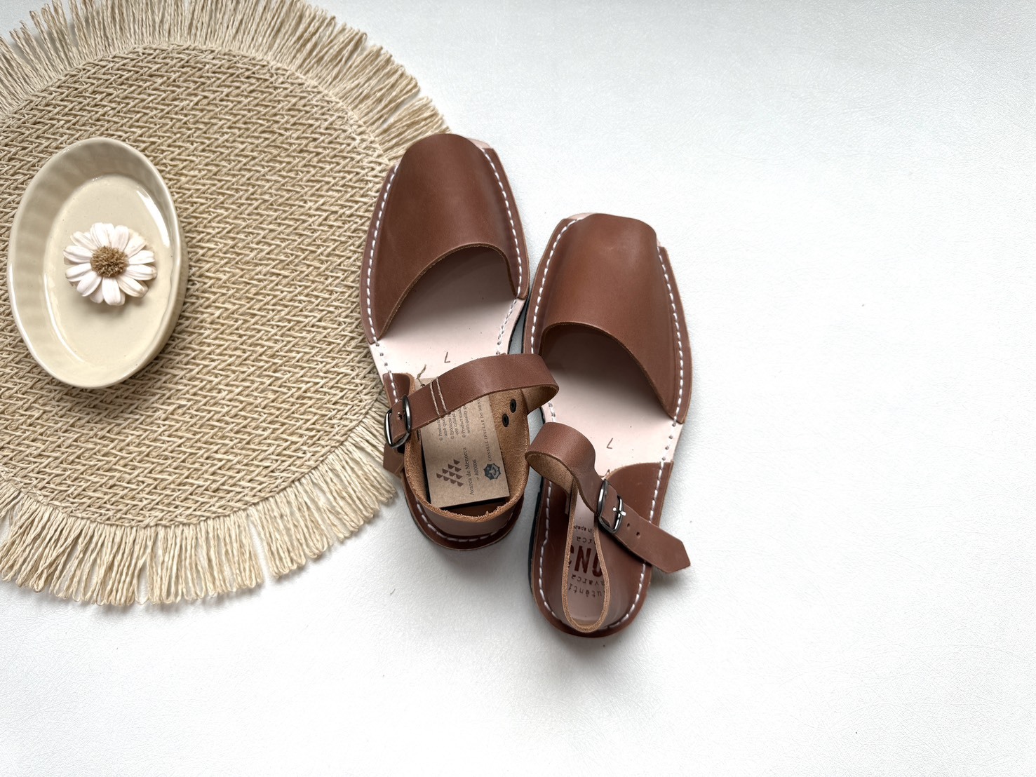 Pons Avarcas 手工皮革涼鞋(大人款) Frailera  -Brown