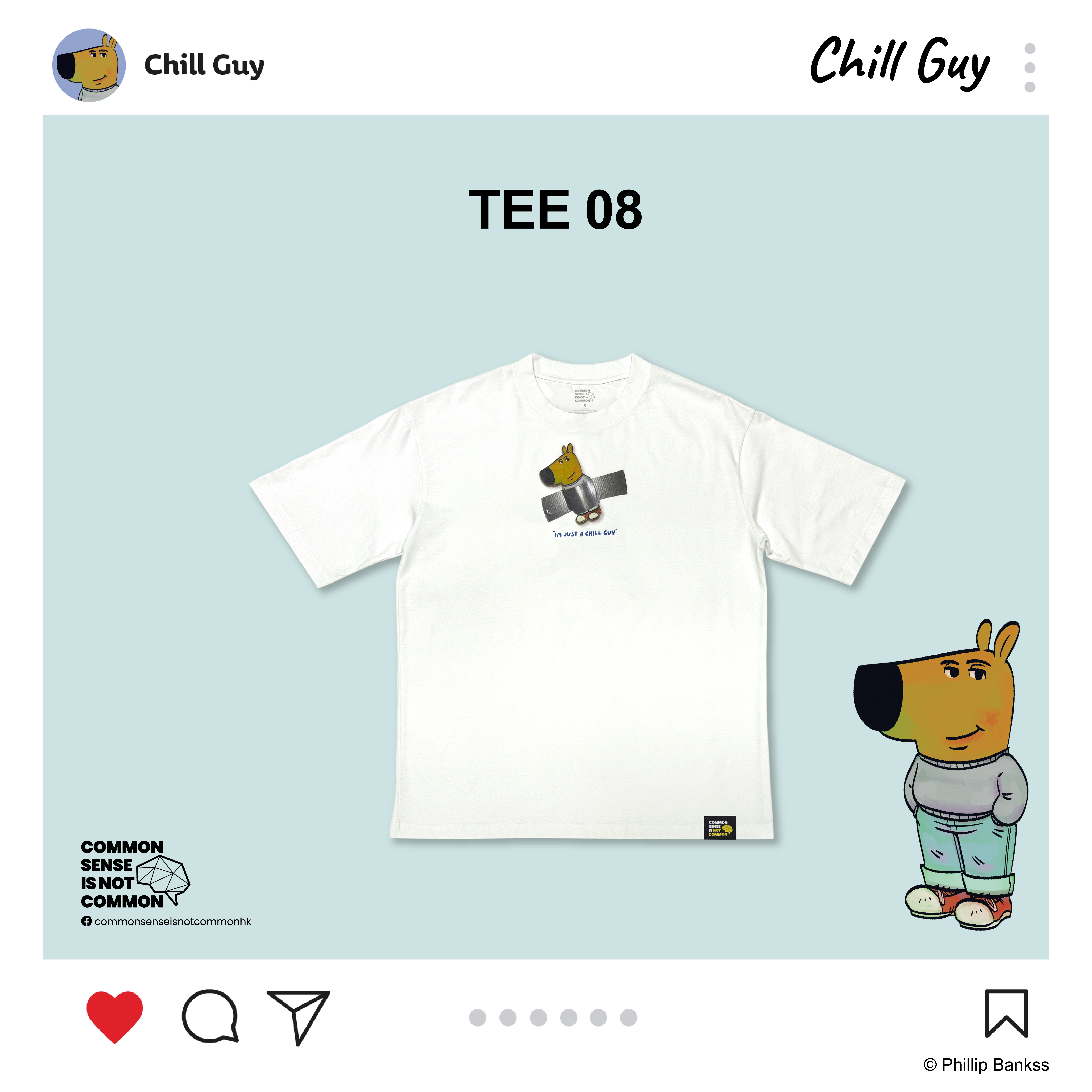 Chill Guy T恤 CG-TEE-08