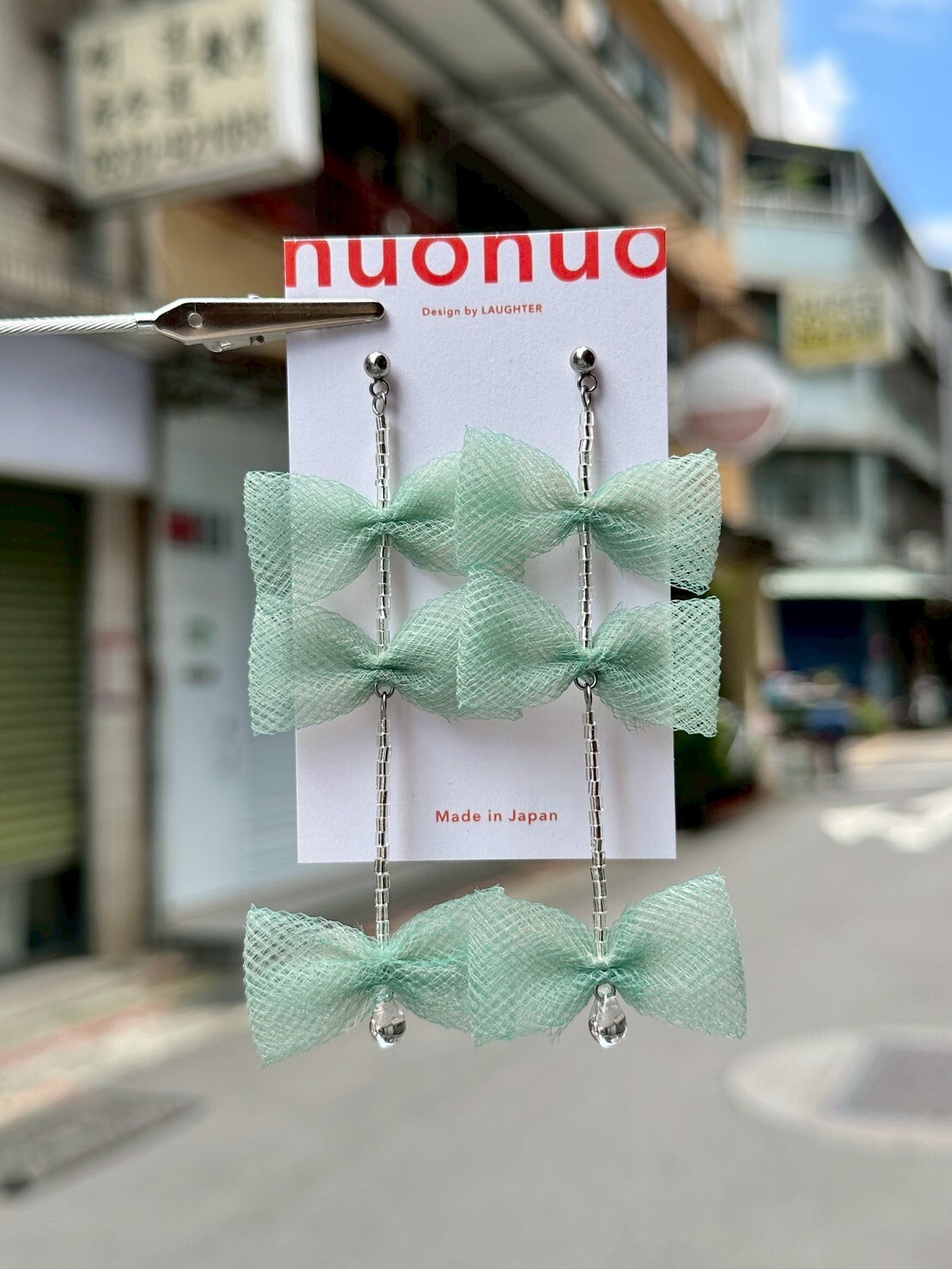 [LAUGHTER] 耳針 | 綠色 | NO.289