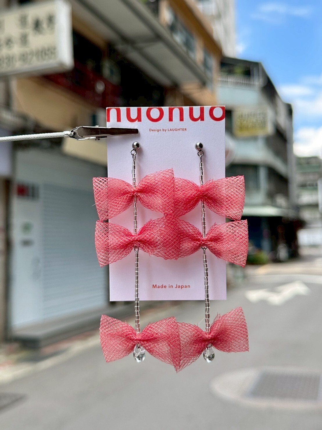 [LAUGHTER] 耳針 | 紅色 | NO.288