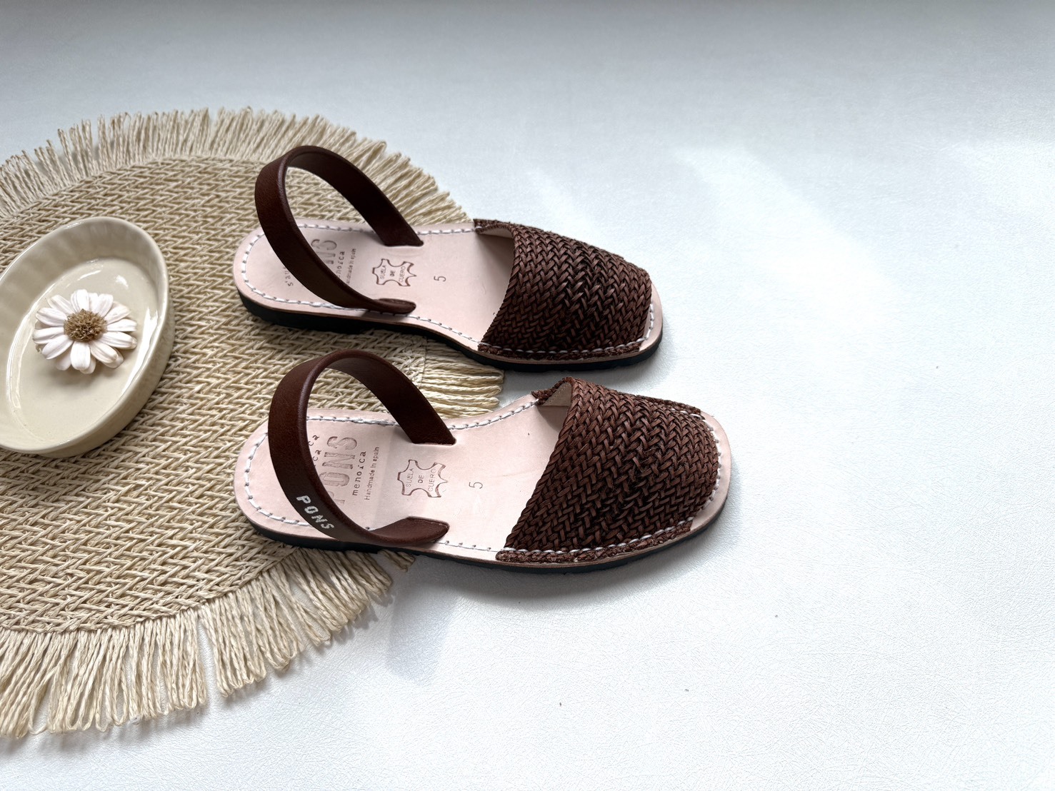 Pons Avarcas 經典編織涼拖鞋(大人款) Classic Woven -Cuero