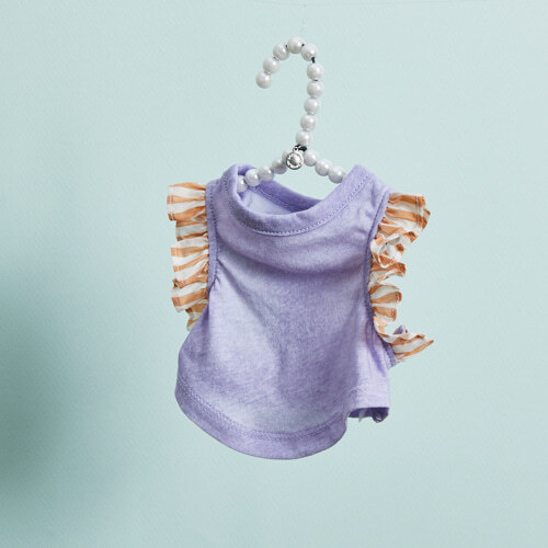 Louisdog Viola 紫羅蘭荷葉邊上衣
