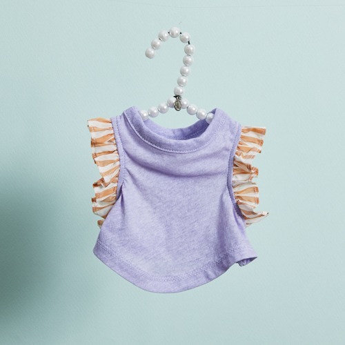 Louisdog Viola 紫羅蘭荷葉邊上衣