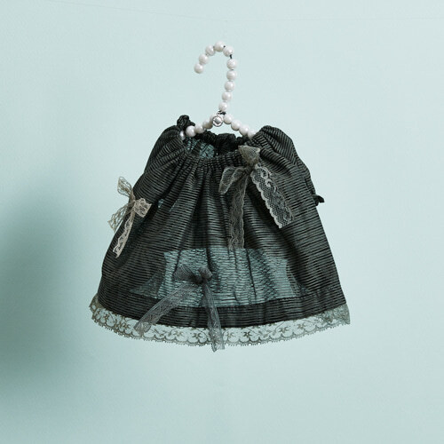 Louisdog 棕葉泡芙洋裝