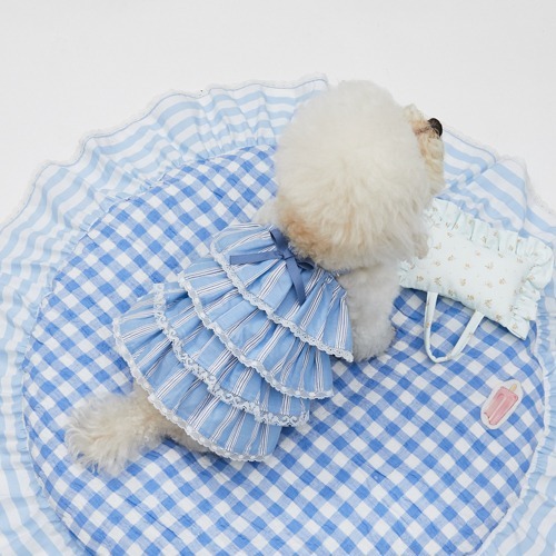 Louisdog 海藍波浪蕾絲洋裝