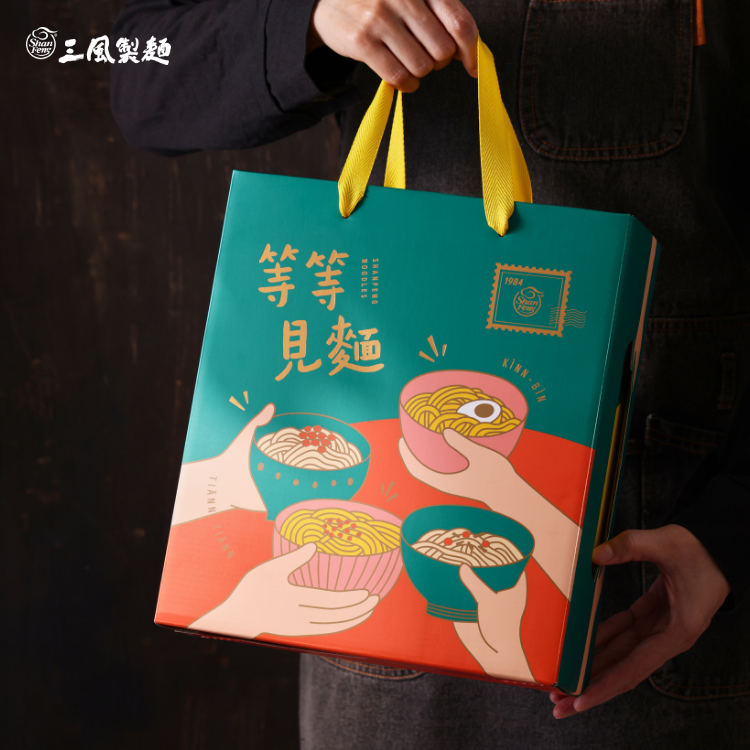 等等見麵 小麥麵線花生油禮盒