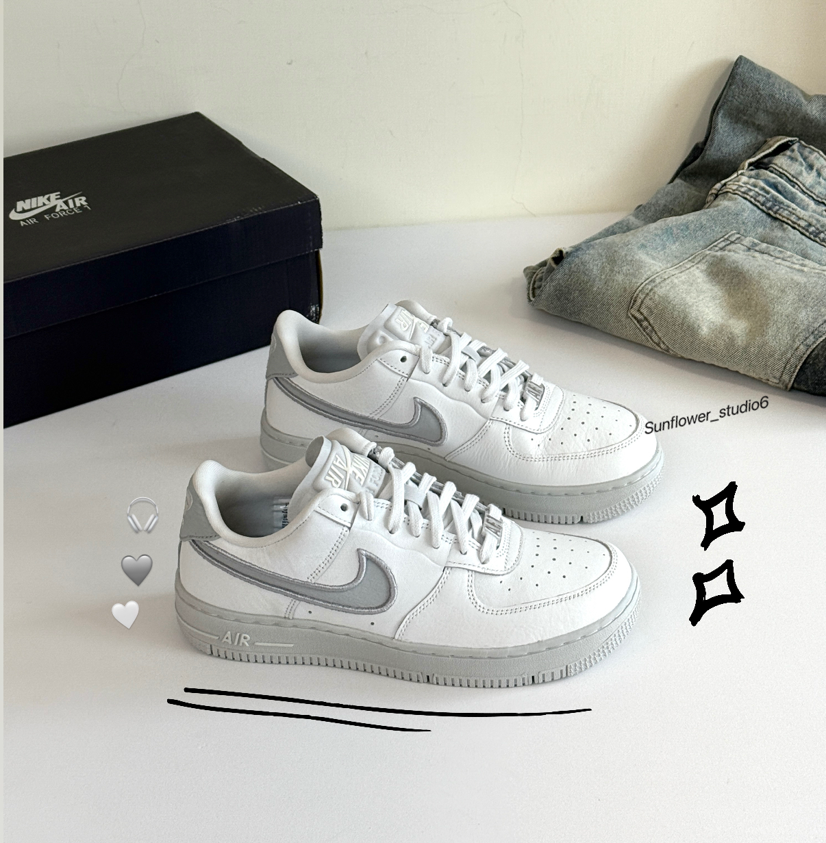 Nike Air Force 1 Dance AF1 灰白 反轉 小白鞋 休閒鞋 FJ7409-101/預購