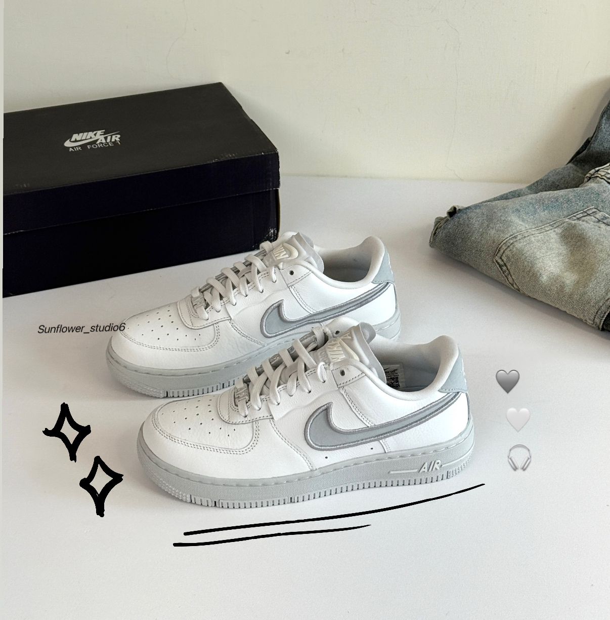 Nike Air Force 1 Dance AF1 灰白 反轉 小白鞋 休閒鞋 FJ7409-101/預購