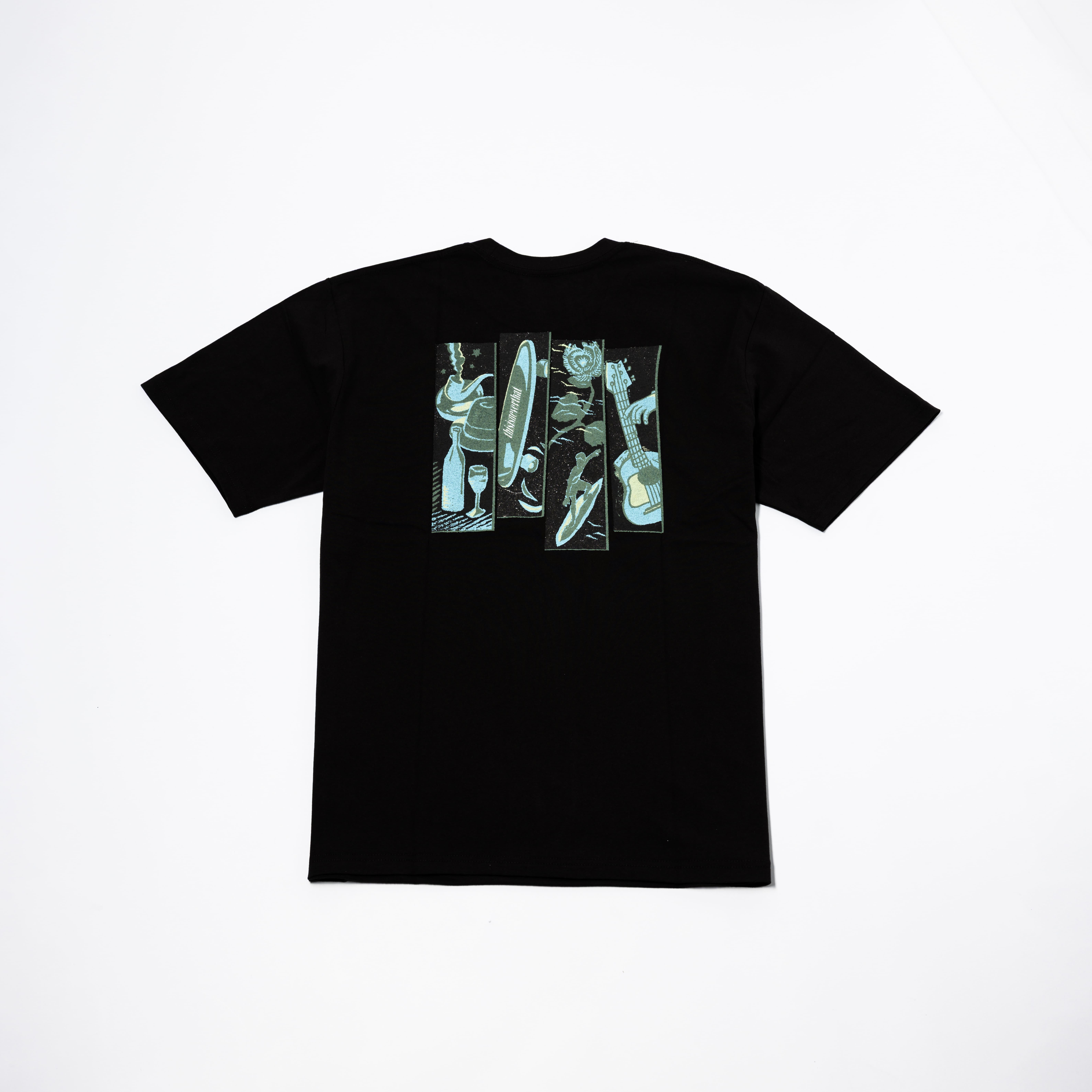 -(B2d01)-THISISNEVERTHAT 4 PANELS TEE LOGO T.N.T 四格插畫 短Ｔ 黑色/白色 -TN251TTSST15