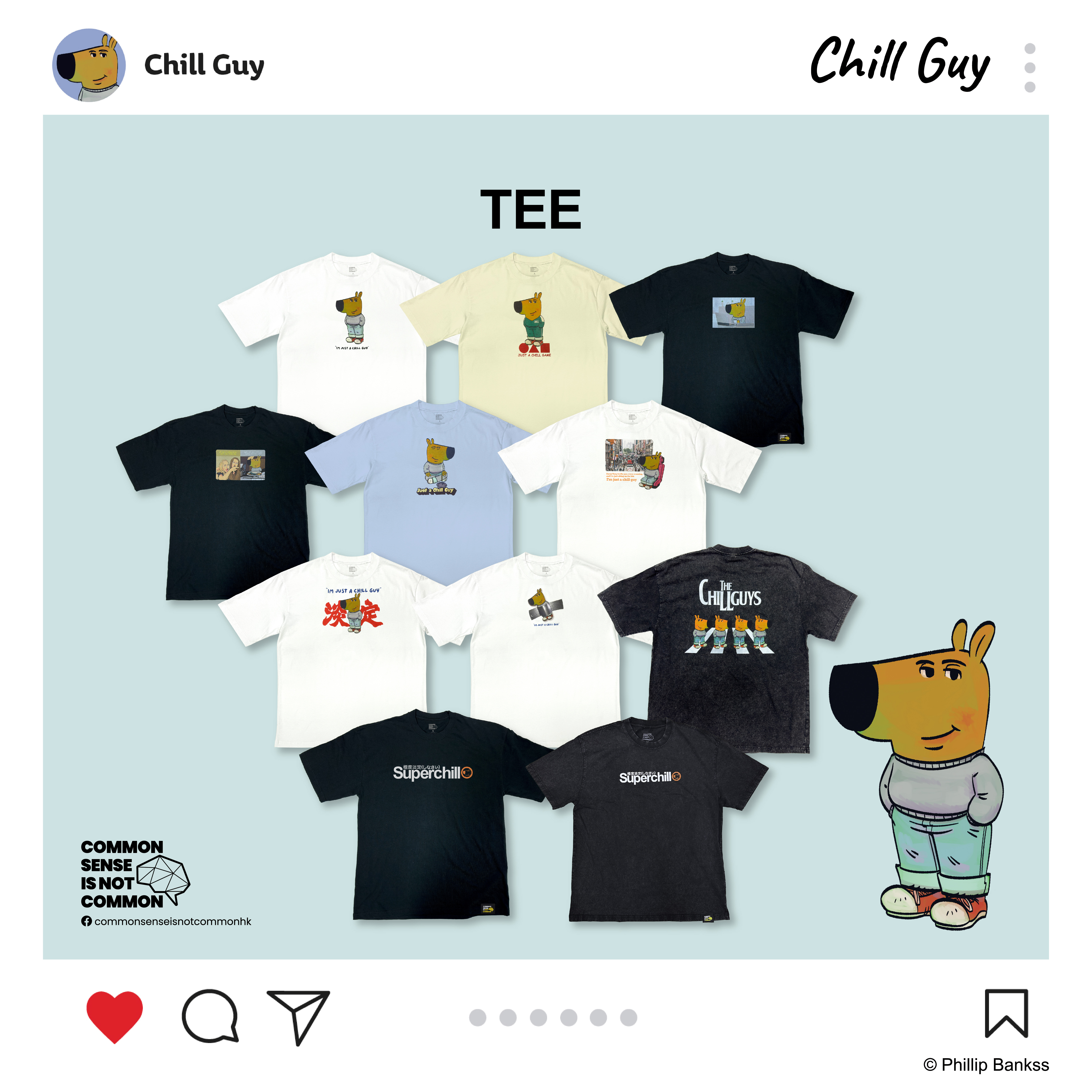 Chill Guy T恤 CG-TEE-01