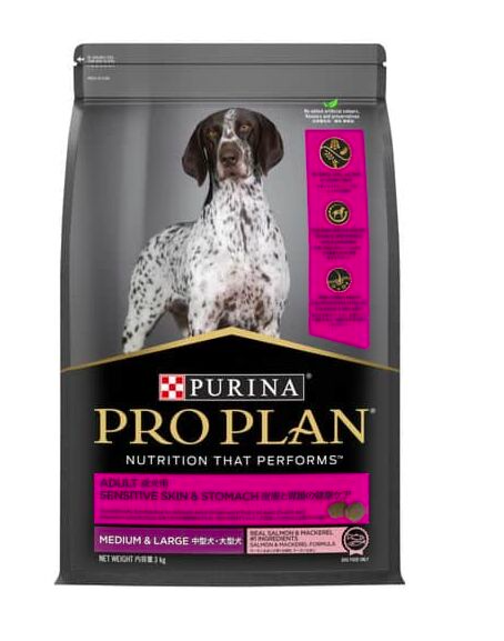 Purina Pro Plan 成犬敏感皮膚及腸胃配方（三文魚）狗乾糧 袋裝  (12公斤)