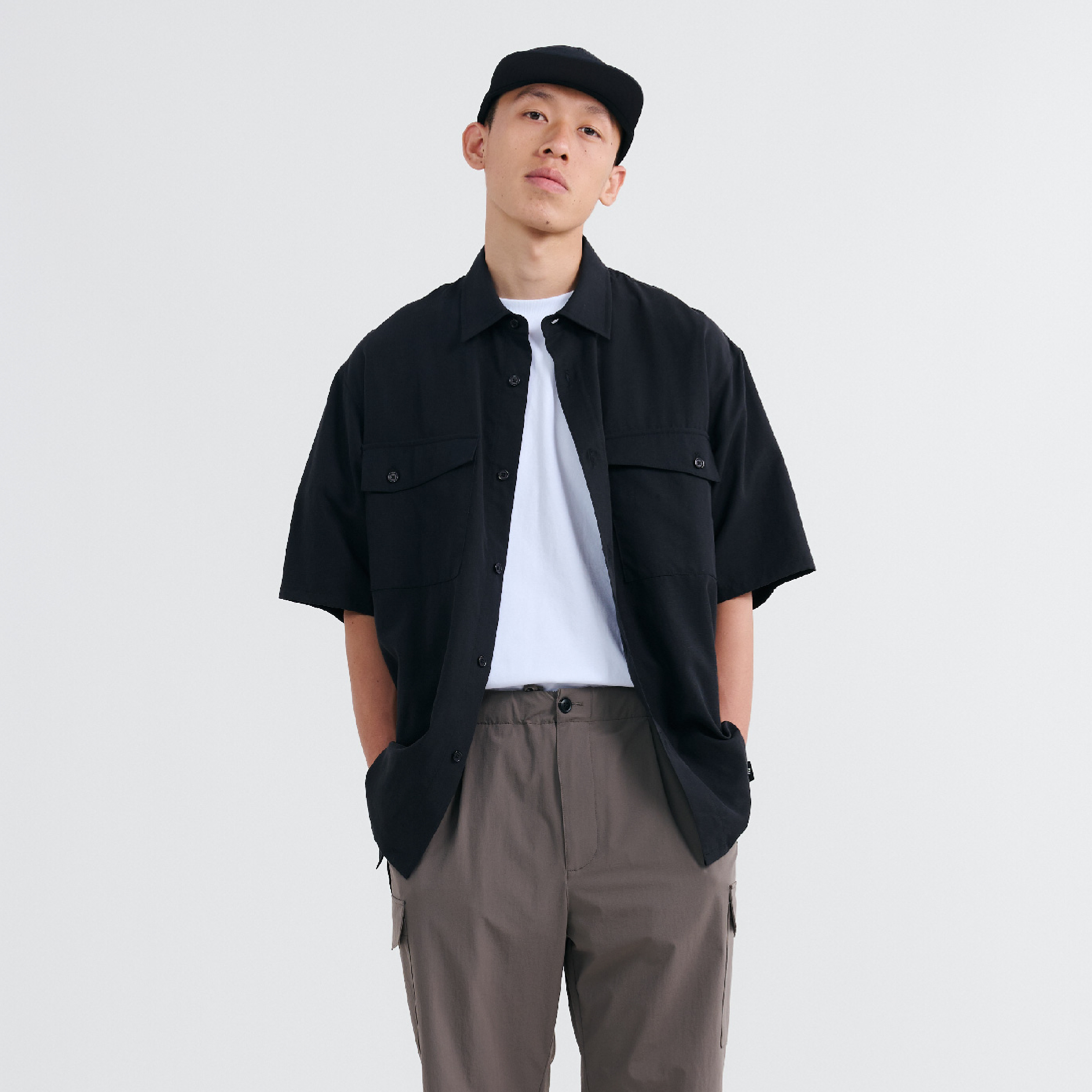 BOHRHOO Tencel Patch Pocket Shirt 天絲棉 口袋襯衫 [BH1008]