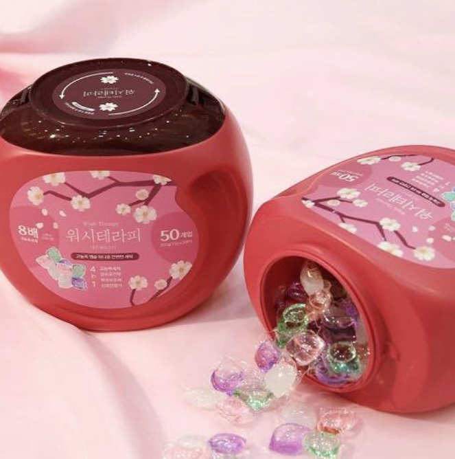 韓國 Wash Therapy Plus+ 四合一洗衣膠囊 50入裝（升級版）