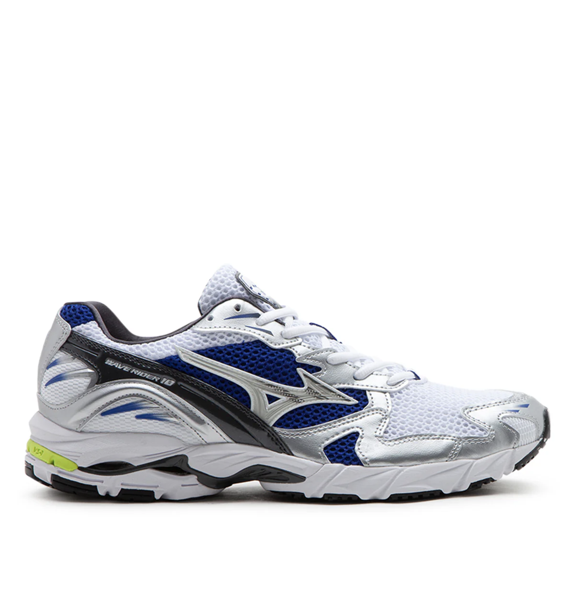 [現貨] Mizuno Wave Rider 10 White Blue | D1GA210406