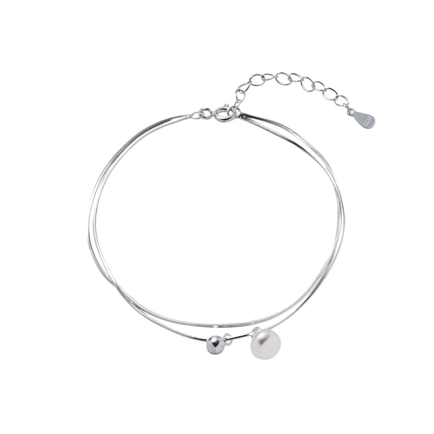 平價飾品,純銀,珍珠,手鍊