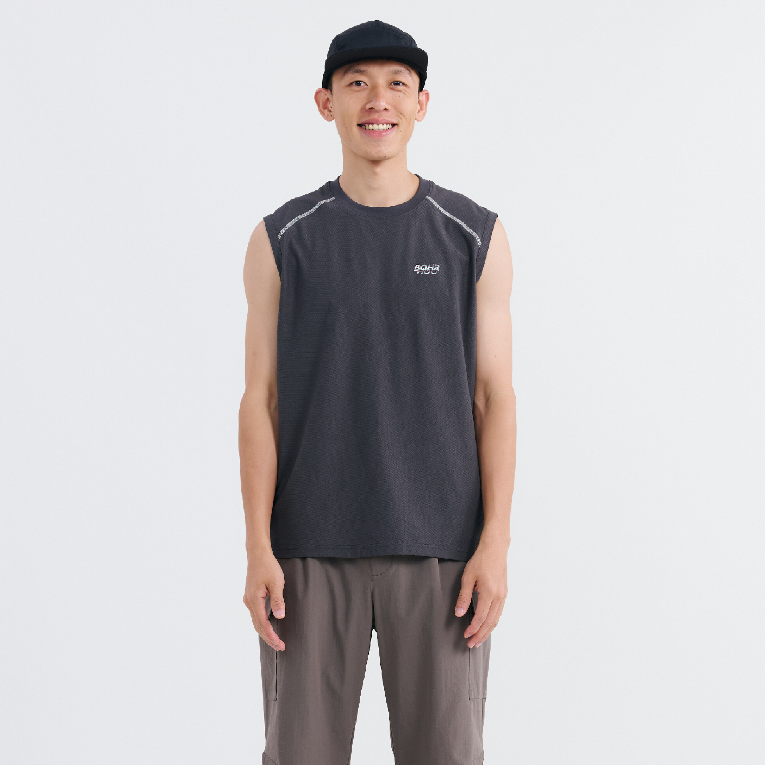 BOHRHOO Quick-Drying Topstitched Vest 肌理明線 速乾背心 [BH1009]