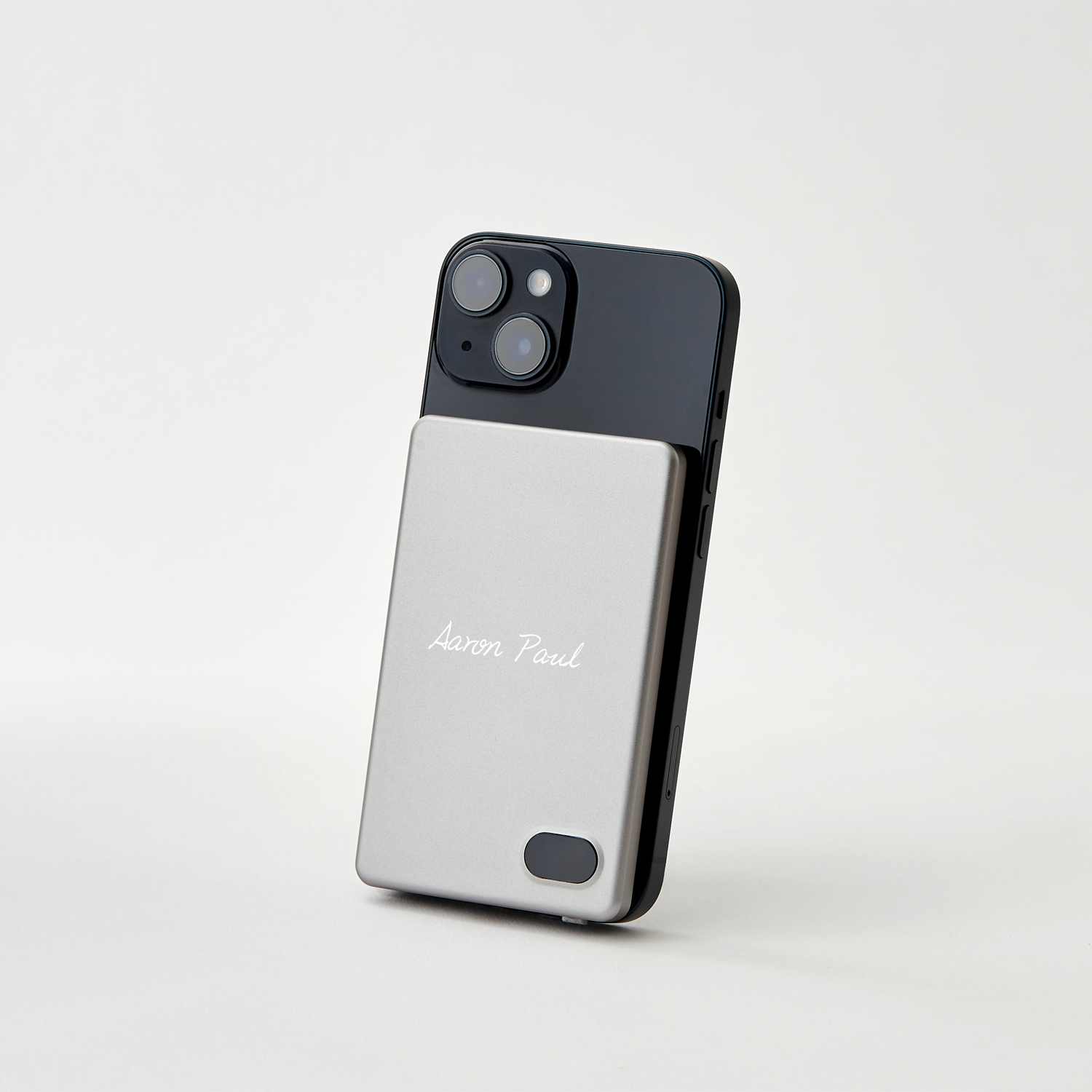 磁吸鋁合金行動電源|客製化鐫刻|超薄0.8cm|5千mAh|台灣製造合格認證|附贈禮盒包裝、品牌提袋