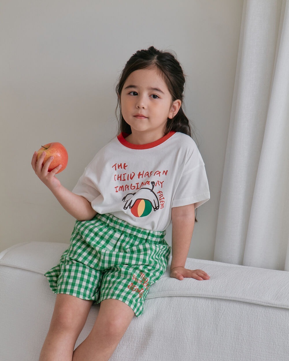 [7月第三週出貨]-朋友插畫T恤｜象牙白