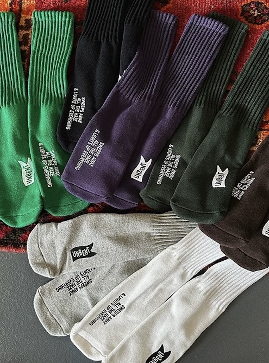 |限時收單| Unbent city boy 7days socks 毛巾底 中長襪