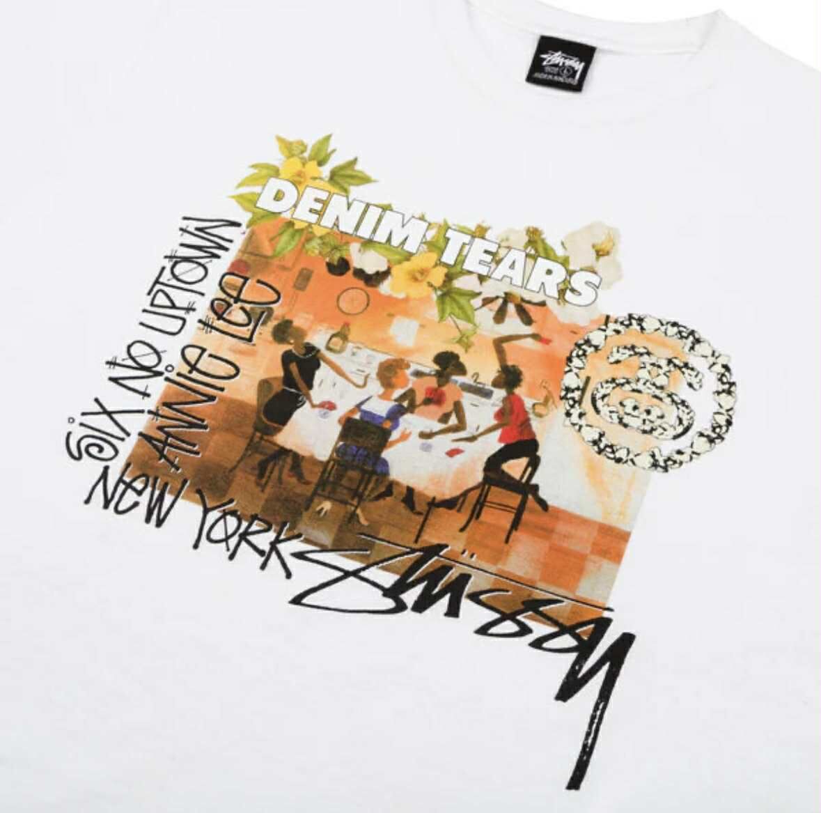 Stussy x Denim Tears Annie Lee Tee (White)