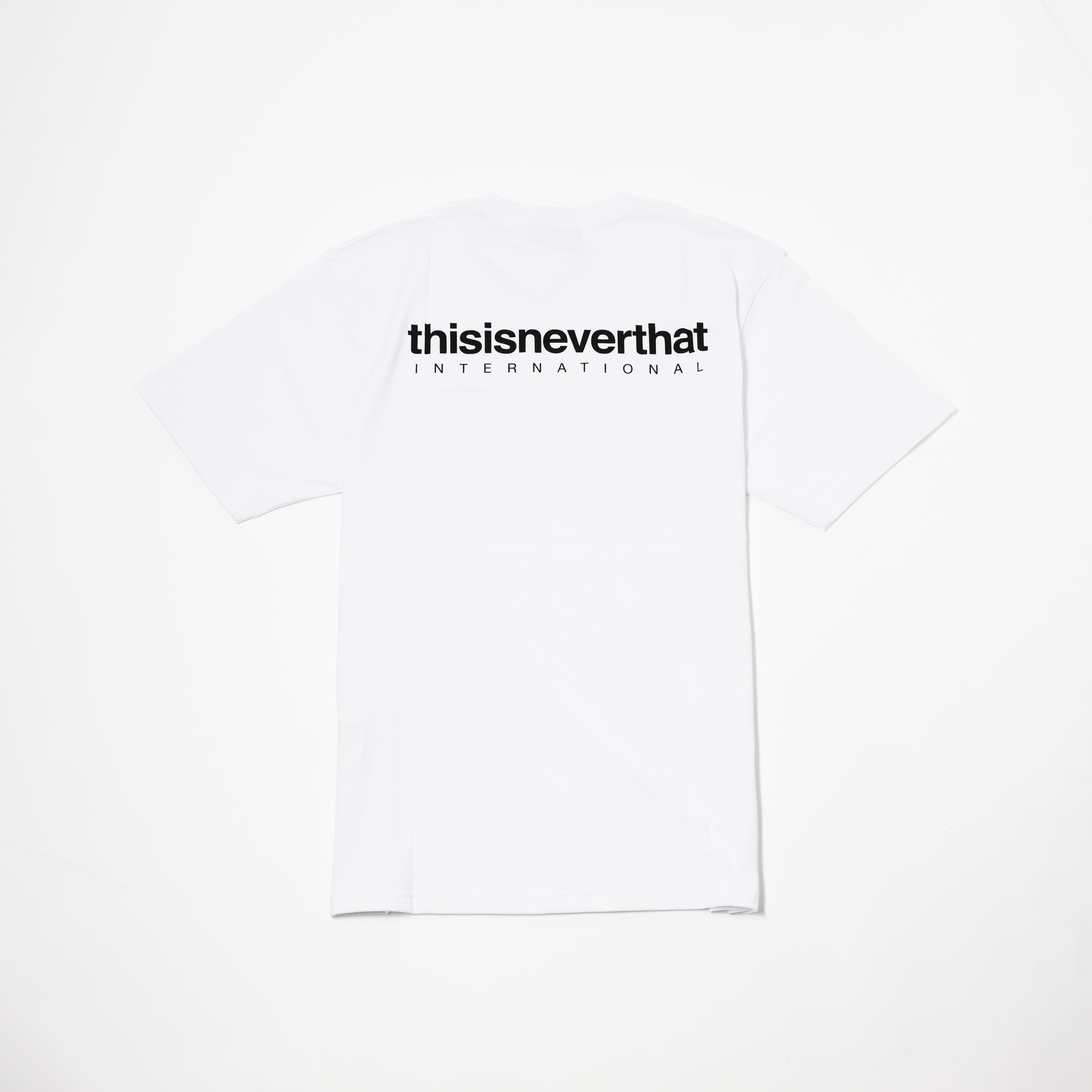 -(B2e01)-THISISNEVERTHAT INTL. LOGO TEE T.N.T 字體 短T 黑色/白色-TN251TTSST39