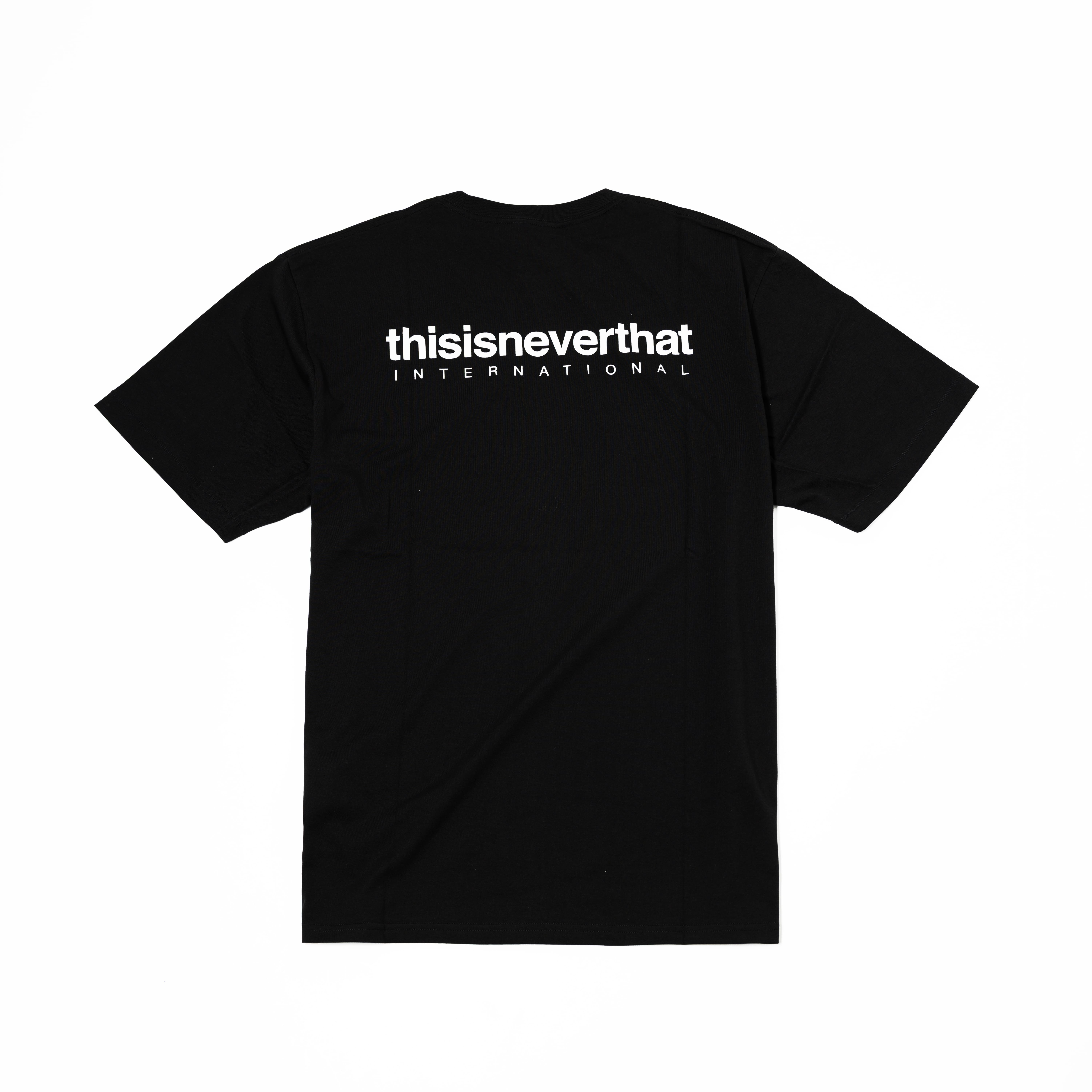 -(B2e01)-THISISNEVERTHAT INTL. LOGO TEE T.N.T 字體 短T 黑色/白色-TN251TTSST39