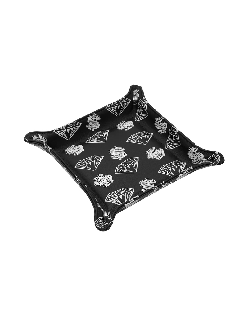 DIAMOND AND DOLLARS COIN TRAY