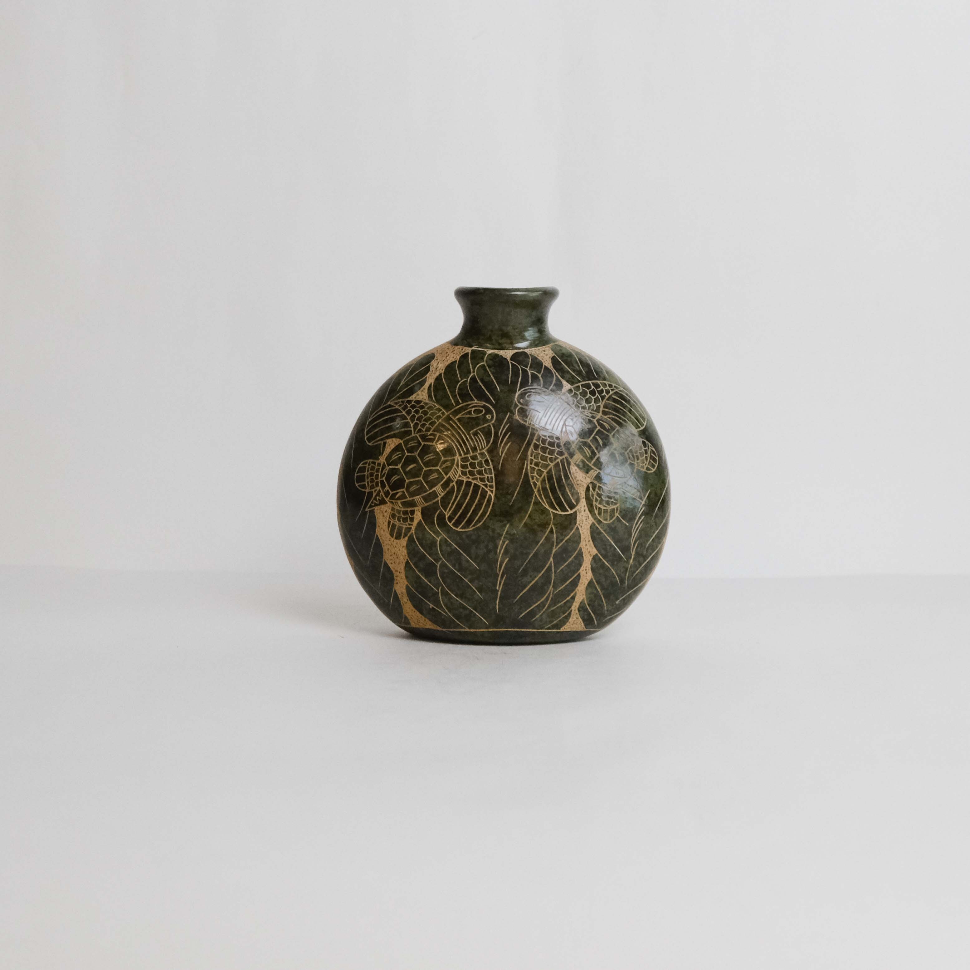 陶器｜陶瓶 - 海龜 918｜尼加拉瓜