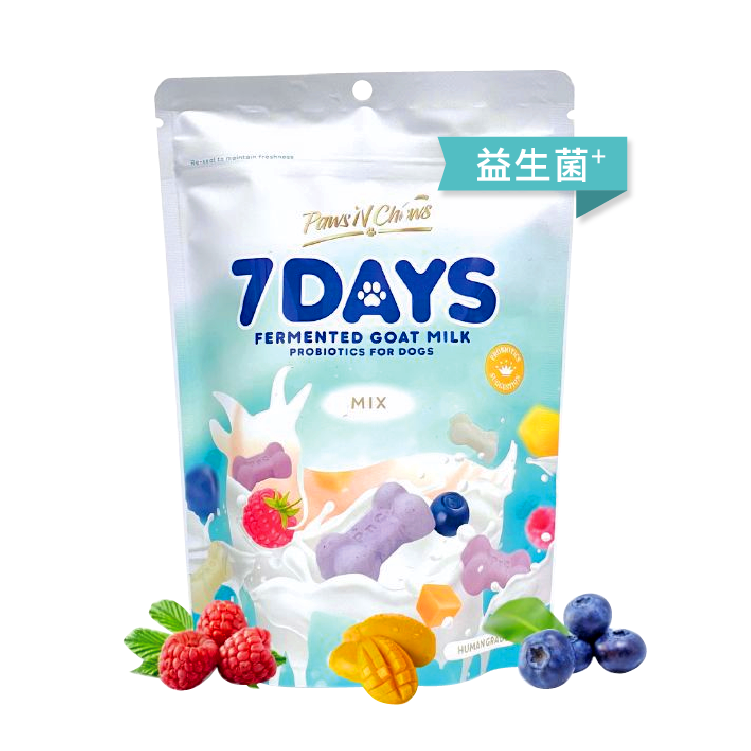 韓國Paws N Chews 益生菌 發酵山羊奶凍乾 雜果味 12g (PNC-0645)