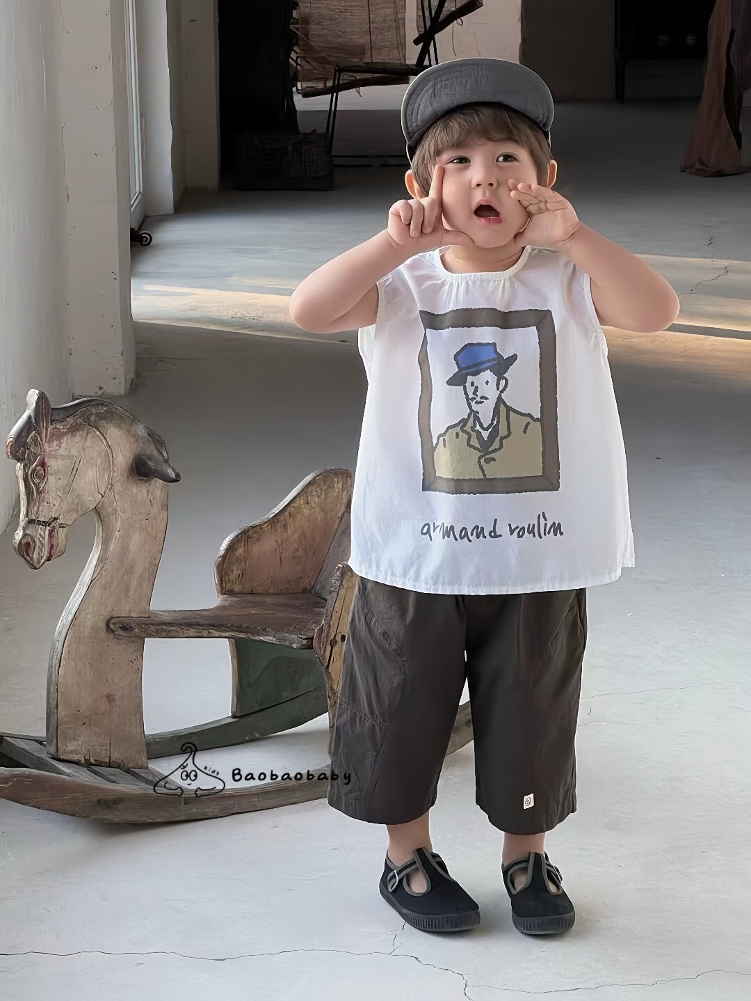 畫框裡的大人背心