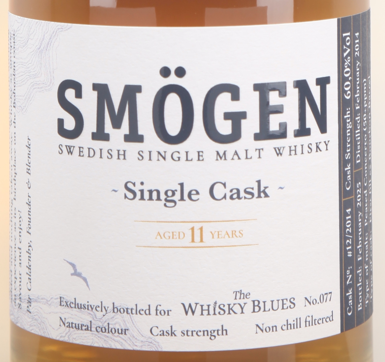 Smogen 2014 11Y #077 60.0% 15ml (Bottle for Whisky Blues)