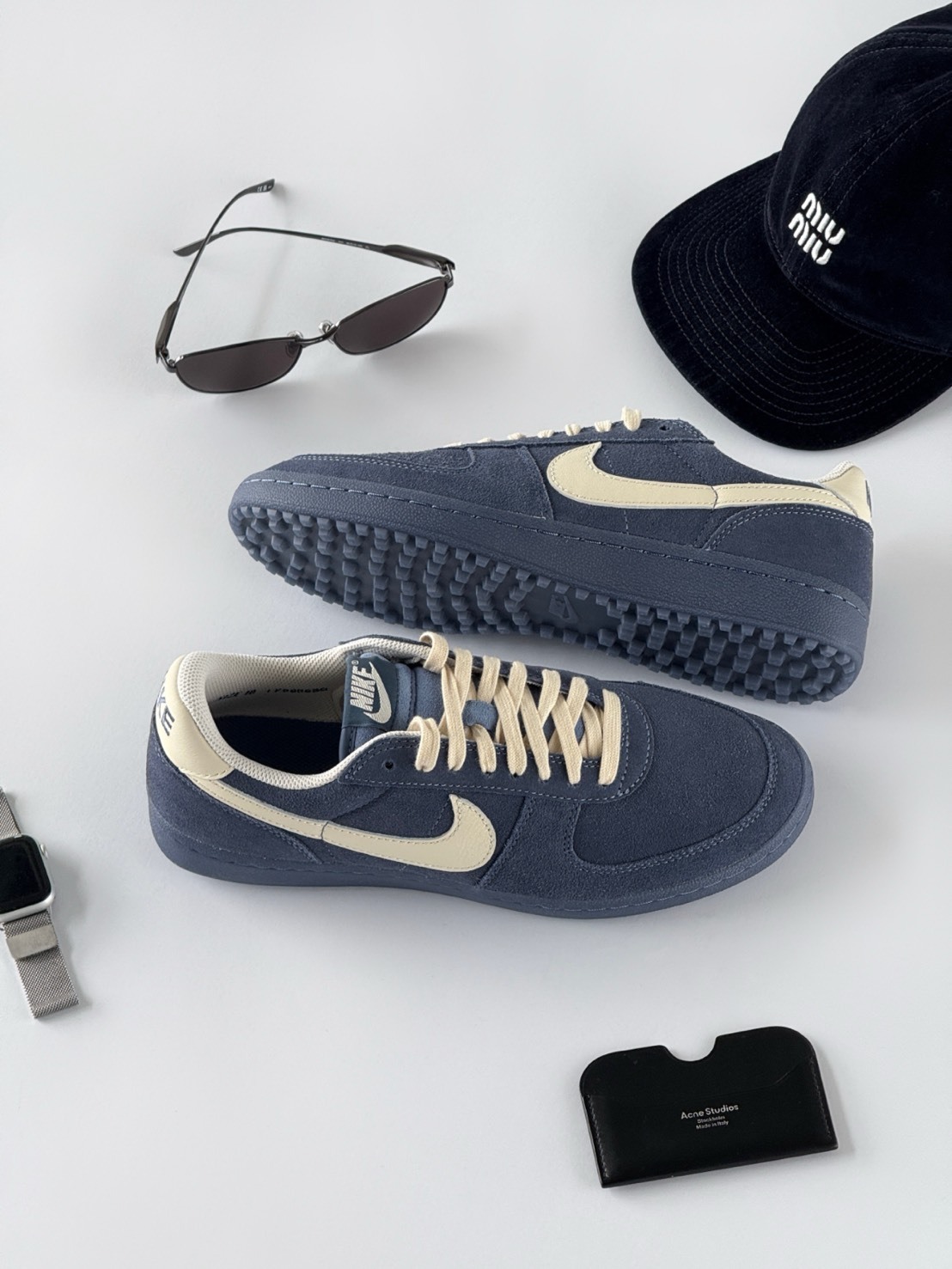 NIKE W FIELD GENERAL 奶油霧霾藍