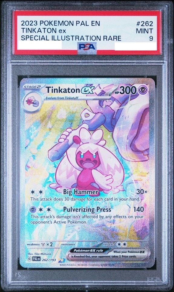 [PSA 9] 2023 Pokemon Tinkaton ex 262/193 SV Paldea Evolved