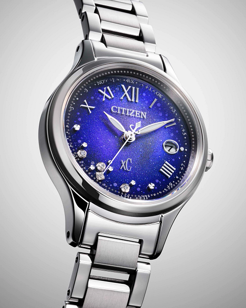 Citizen 星辰 xC Limited UNITE with BLUE Eco-Drive ES9490-95L solar radio Titanium Ladies watch 限量 UNITE with BLUE 光動能太陽能電波鈦金屬女士手錶