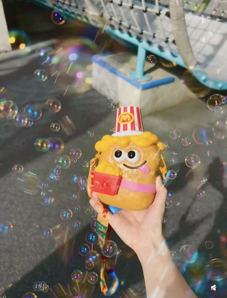 <這才是大人該玩的😍> 麥當勞 泡泡機 雞塊 薯條 玩具