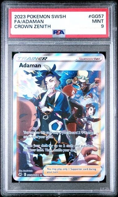 [PSA 9] 2023 Pokemon Adaman GG57/GG70 Crown Zenith