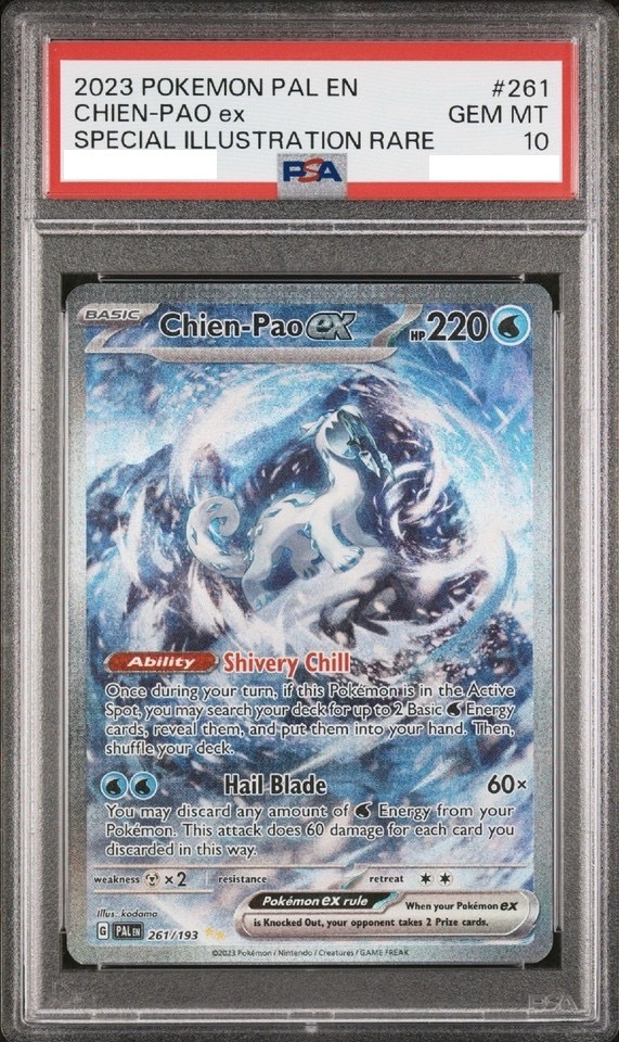[PSA 10] 2023 Pokemon Chien-Pao ex 261/193 Special Illustration Rare