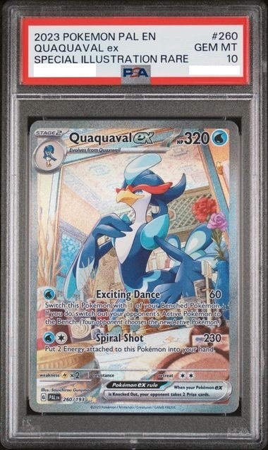 [PSA 10] 2023 Pokemon Quaquaval ex 260/193 Special Illustration Rare