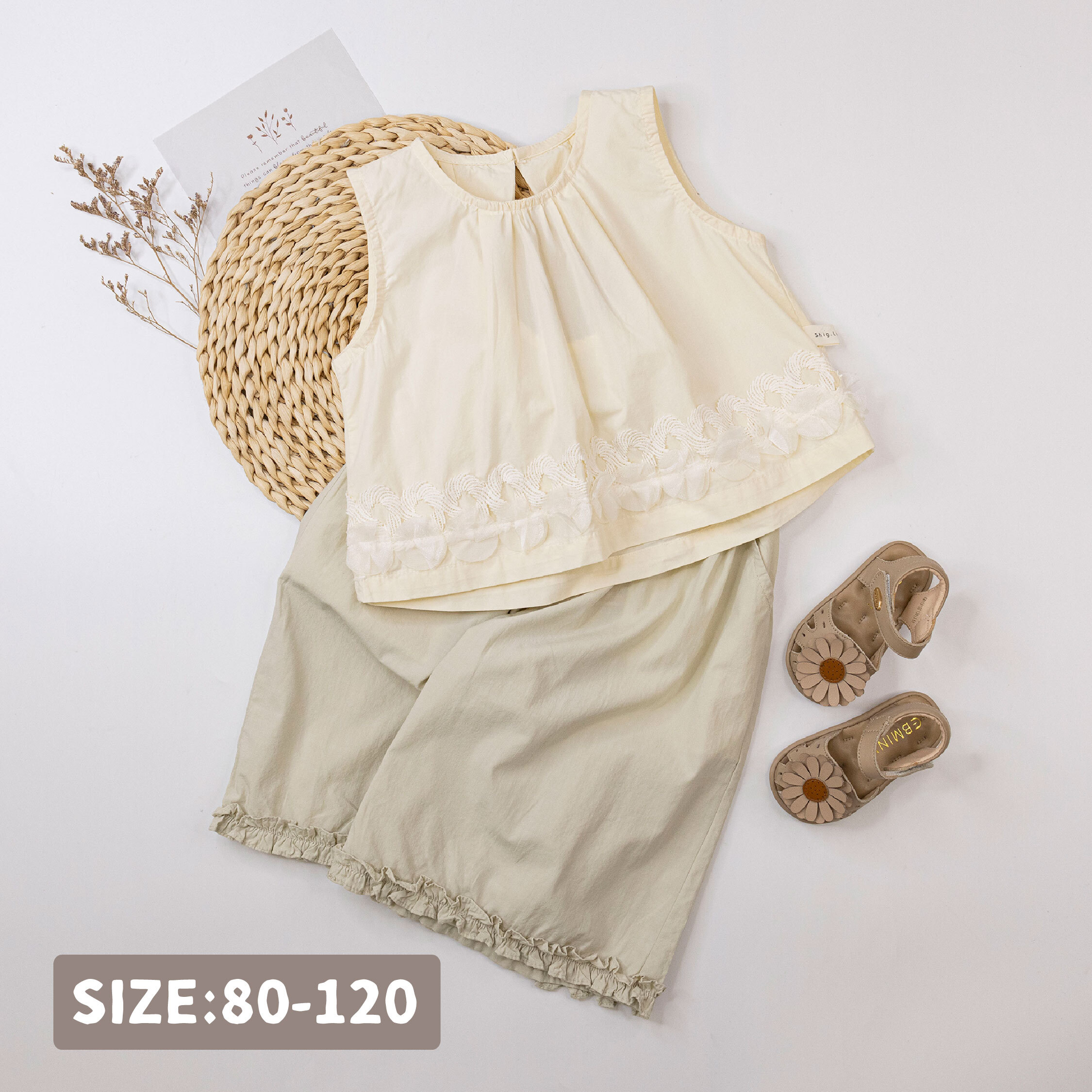 質感造型網紗後挖空背心/上衣 (H50484)